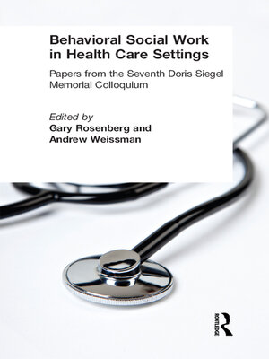 cover image of Behavioral Social Work in Health Care Settings